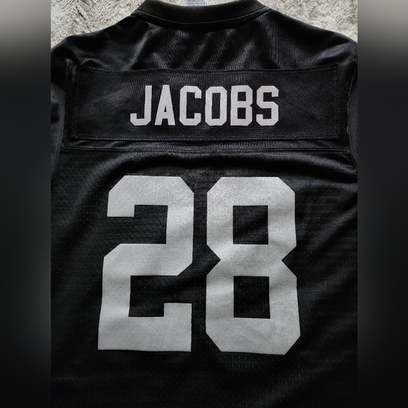 NFL PRO LINE Men's Josh Jacobs Black Las Vegas Raiders Team Jersey size small - Picture 10 of 10
